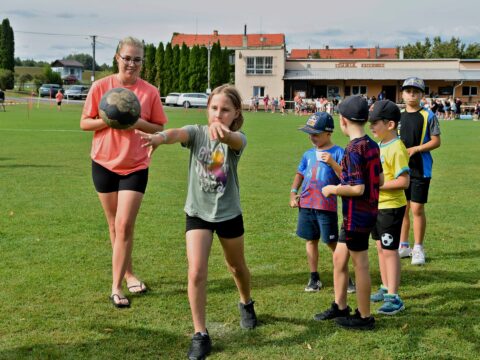 Momentka z dětských olympijských her