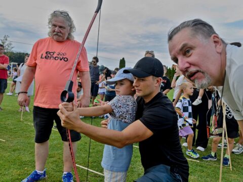 Momentka z dětských olympijských her