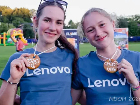 Momentka z dětských olympijských her