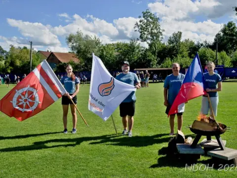 Momentka z dětských olympijských her